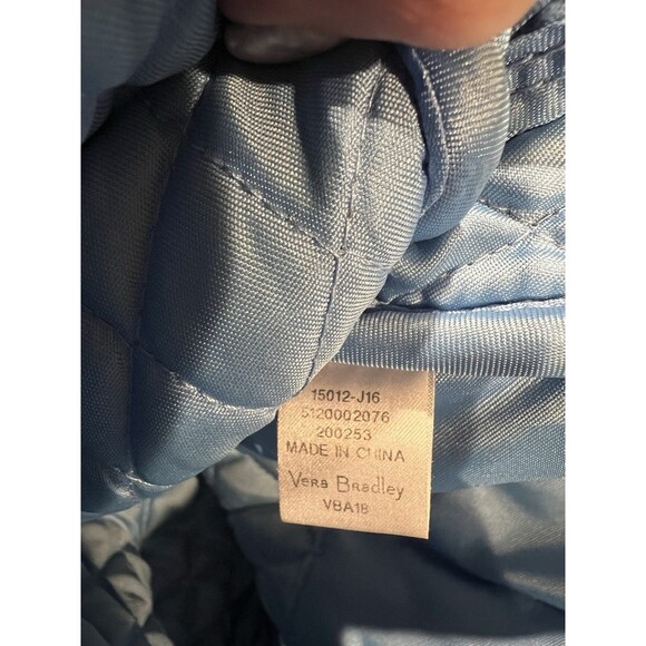 Vera Bradley Women's Quilted Blueberry Blooms Mini Backpack - Picture 7 of 7